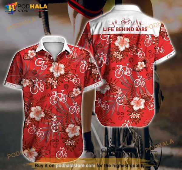 Cycling Hawaiian Shirt