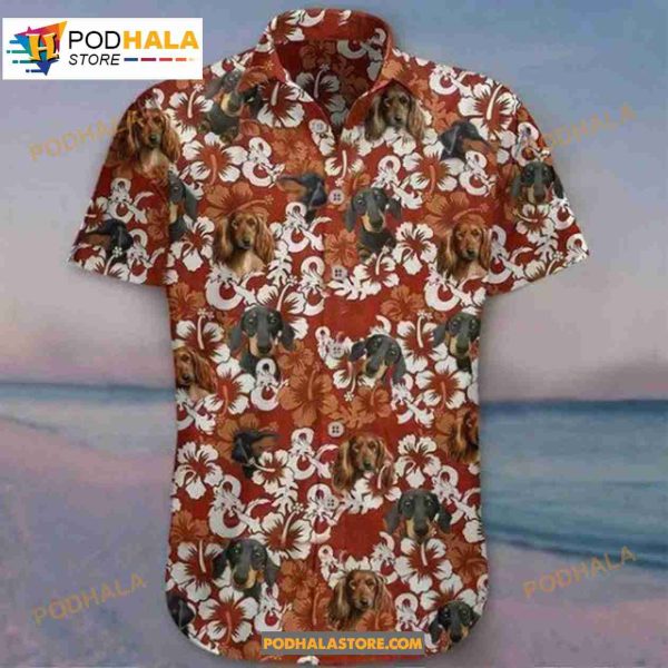 Dachshund Red Dungeons & Dragons Summer Beach Hawaiian Shirt