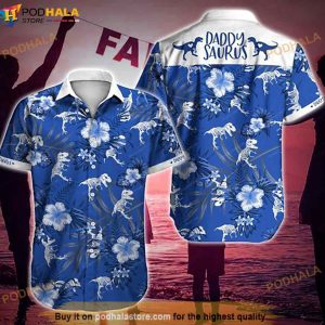 Daddysaurus Ii Hawaiian Shirt