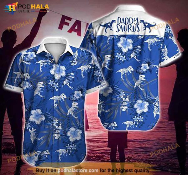 Daddysaurus Ii Hawaiian Shirt