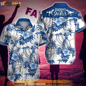 Daddysaurus Tropical Hawaiian Shirt