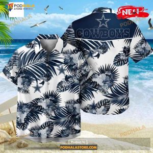 Dallas Cowboys NFL Palm Leaves Hot Summer Collection Funny 3D NFL Hawaiian Shirt