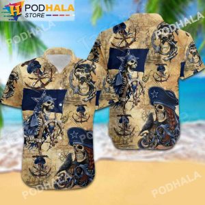 Dallas Cowboys Pirates NFL Dallas Cowboys Hawaiian Shirt