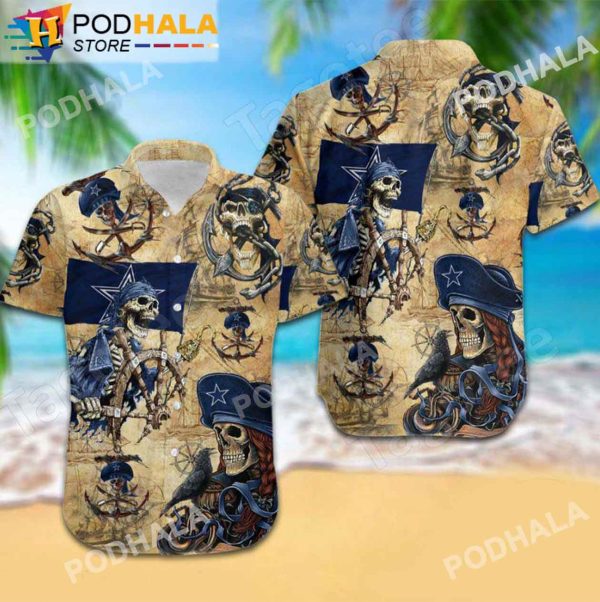 Dallas Cowboys Pirates NFL Dallas Cowboys Hawaiian Shirt