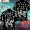 Darth Vader Short Sleeve Button Star War Super Soft Rayon Pineapples Hawaiian Shirt