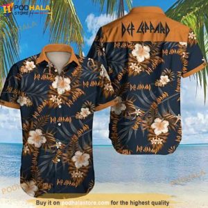 Def Leppard Rock Band Hawaiian Shirt