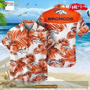 Denver Broncos NFL Palm Leaves Hot Summer Collection Funny 3D NFL Hawaiian Shirt