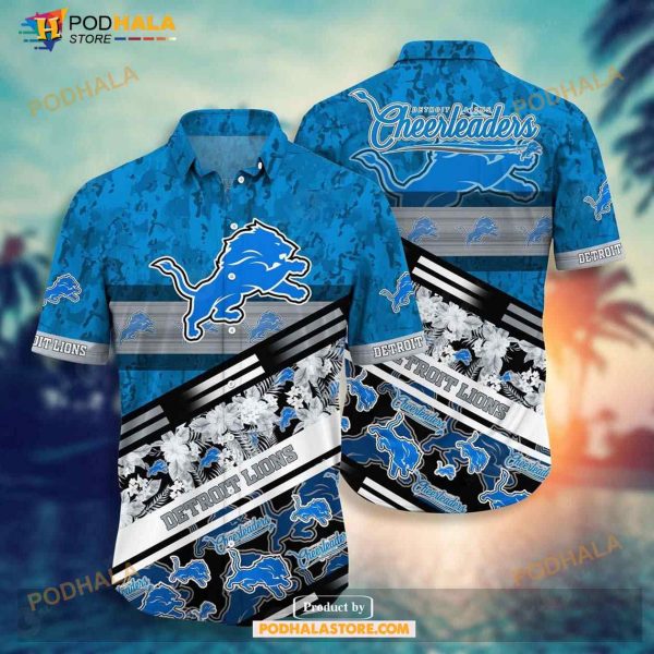 Detroit Lions Funny Hawaiian Shirt Short Style Hot Trending