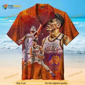 Devin Booker 1 Phoenix Suns Funny Hawaiian Shirt Gift For Basketball Lovers