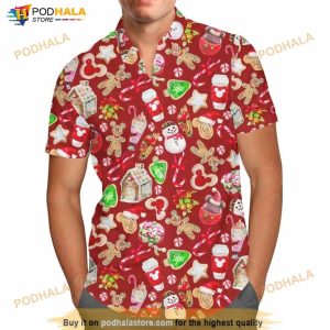 Disney Christmas Snack Goals Christmas Disney Hawaiian Shirt