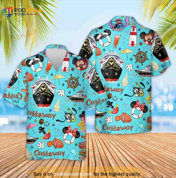 Disney Cruise Aloha Funny Hawaiian Shirt Pirates Of Caribbean Hawaii Shirt