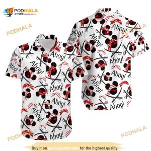 Disney Cruise Pirate Hawaiian Shirt