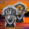 Disney Hawaiian Shirt Mickey Halloween Night Las Vegas Raiders