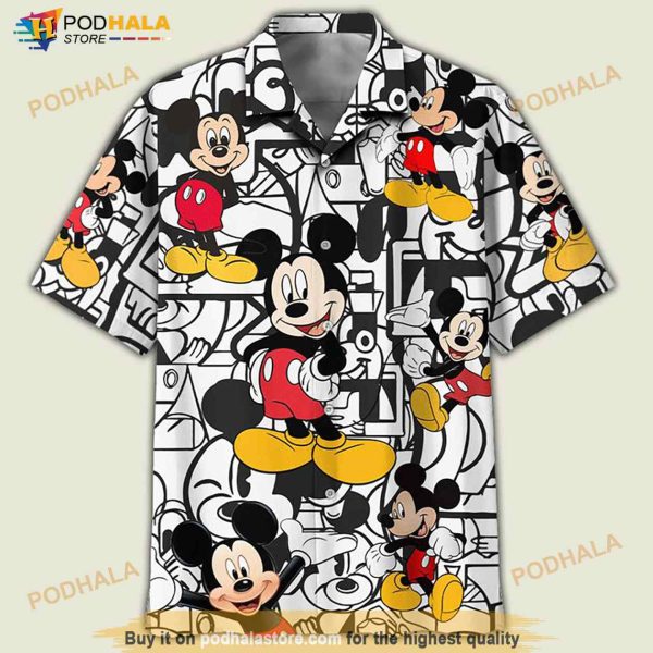 Disney Mickey Mouse 3D Hawaiian Shirt