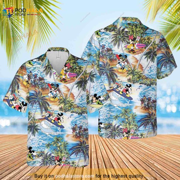 Disney Mickey Mouse Funny Hawaiian Shirt