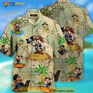 Disney Mickey Mouse Hawaiian Shirt