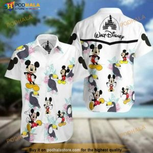 Disney Mickey Mouse Summer Tropical Hawaiian Shirt