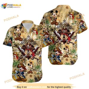 Disney Pirate Cruise Funny Hawaiian Shirt