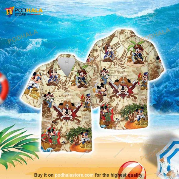 Disney Pirate Funny Hawaiian Shirt