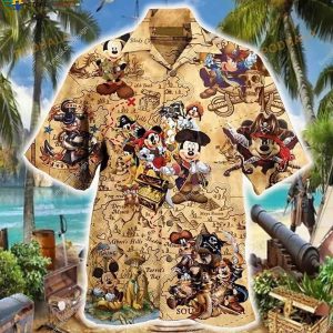 Disney Pirate Funny Hawaiian Shirt