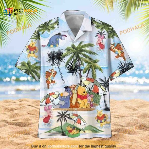 Disney Poo.h And Friends Hawaiian Shirt