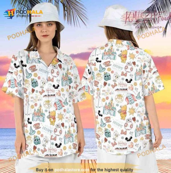 Disneyland Magic Kingdom Hawaiian Shirt