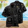 Dj Lover Yes I Am Dj Black Beach Summer Hawaiian Shirt