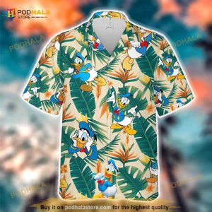 Donald Duck Funny Hawaiian Shirt