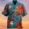 Dragon Print Hawaiian Shirt