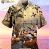 Ducks Amazing Vintage Limited Intage Tropical Chest Pocket Casual Fit Duck Icon Hawaiian Shirt