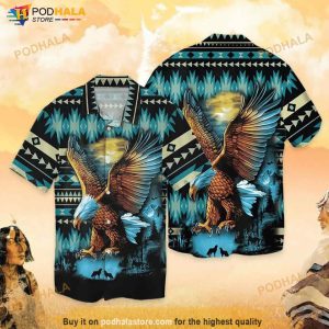 Eagle Native Viking Hawaiian Shirt