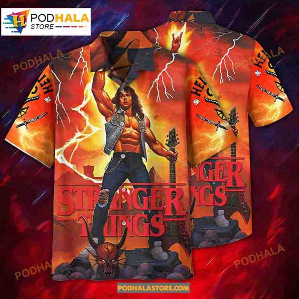 Eddie Munson Stranger Things Season 4 Metal Dude Hawaii Shirt