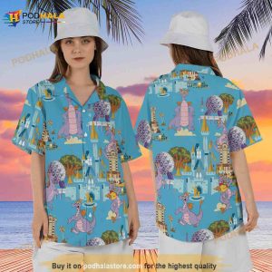 Epcot Figment Funny Hawaiian Shirt