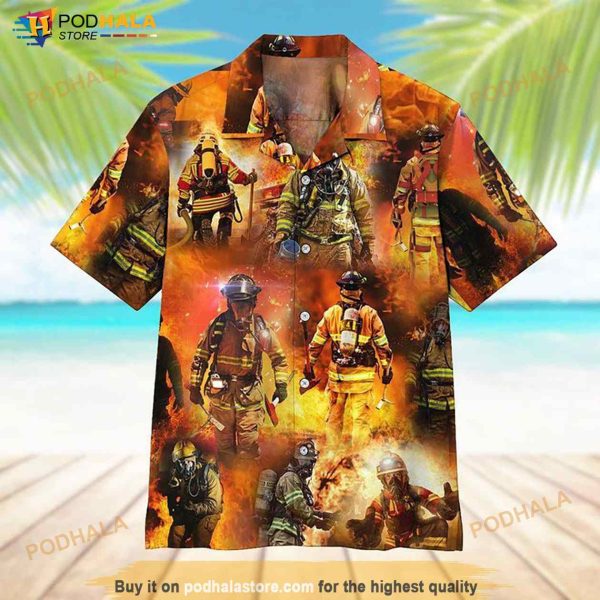 Firefighter Hawaiian Shirt