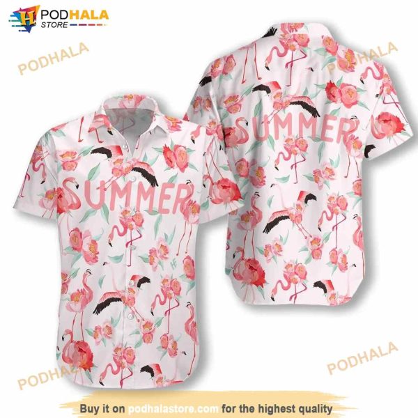 Flamingo V Hawaiian Shirt