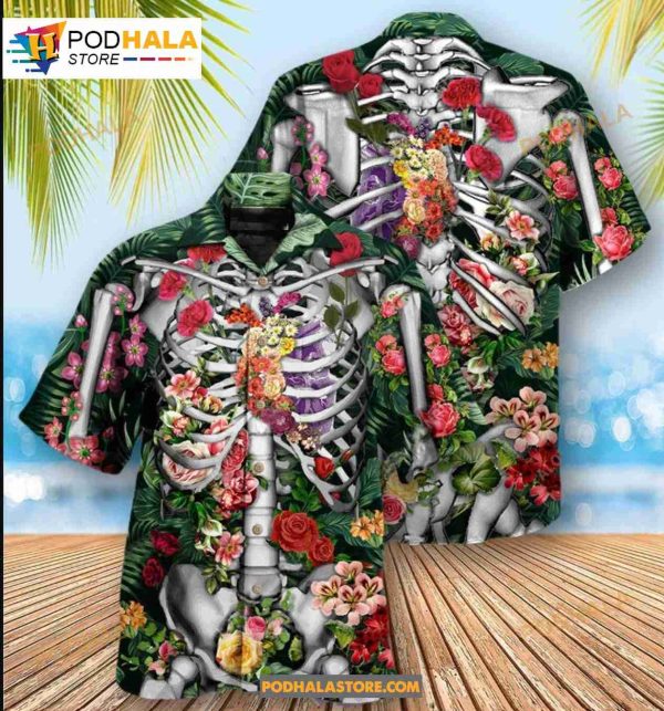 Flowers On The Inside We Are All The Same Short All Over Printed Funny Hawaiian Shirt