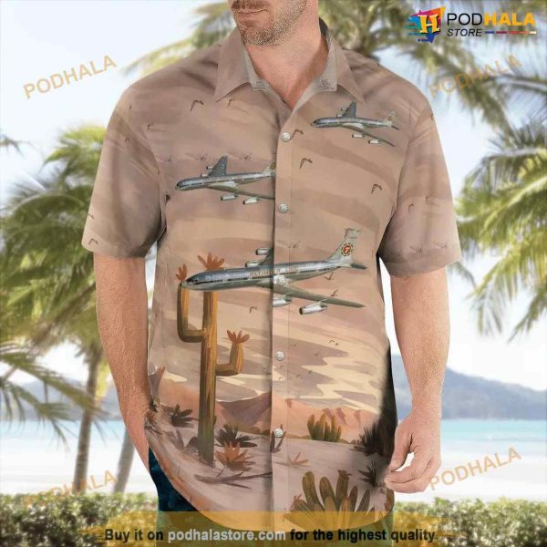 Flying Tiger Line Boeing 707-349c Button Up Hawaiian Shirt