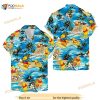 Funny Hawaiian Shirt For Men Pooh Bear Surfing On The Sea