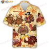 Funny Thanksgiving Day Turkey Thanksgiving Hawaiian Shirt