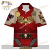 GearHomies Unisex Funny Hawaiian Shirt Terminator Armor Blood Ravens 3D Costumes