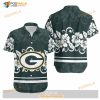 Green Bay Packers Hibiscus Flowers Hawaii Shirt Summer Collections