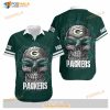 Green Bay Packers Sugar Skull NFL Gift For Fan Hawaiian Shirt Graphic Print