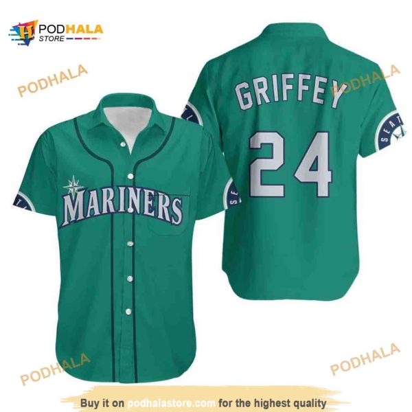 Griffey Seattle Mariners Funny Hawaiian Shirt Beach Gift For Baseball Fans