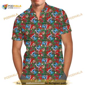 Happy Stitch Funny Hawaiian Shirt Christmas Gift For Disney Lovers Adults