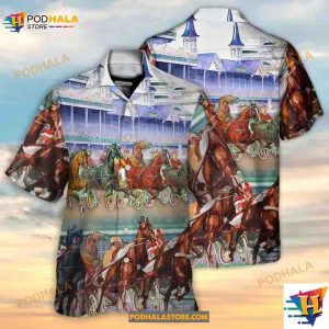 Harness Racing Horse Hawaiian Shirt