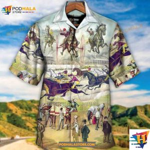 Harness Racing Horse Lover Racing Hawaiian Shirt