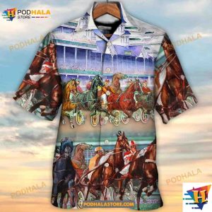 Harness Racing Horse Racing Horse Lover Hawaiian Shirt