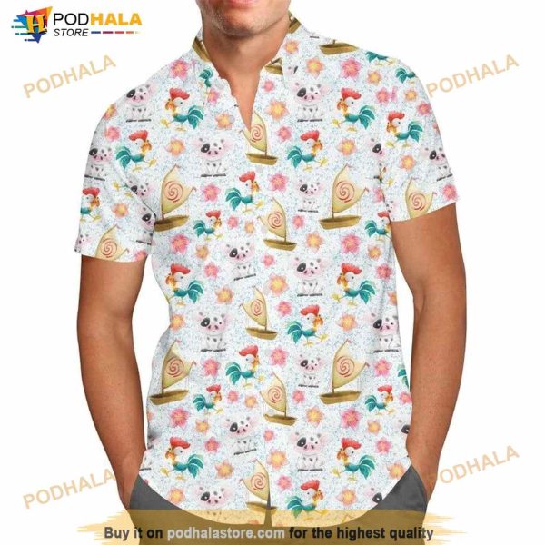 Heihei And Pua Disney Hawaiian Shirt