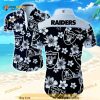 Hibiscus Flower Pattern With Las Vegas Raiders Funny Hawaiian Shirt