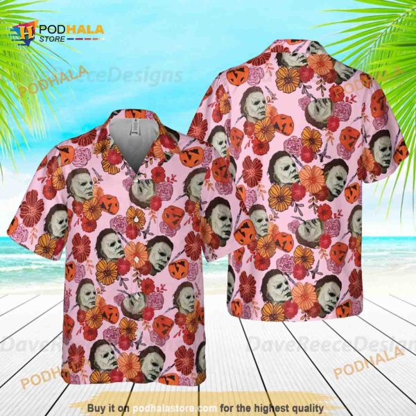 Horror Movie Characters Halloween Hawaiian Shirt